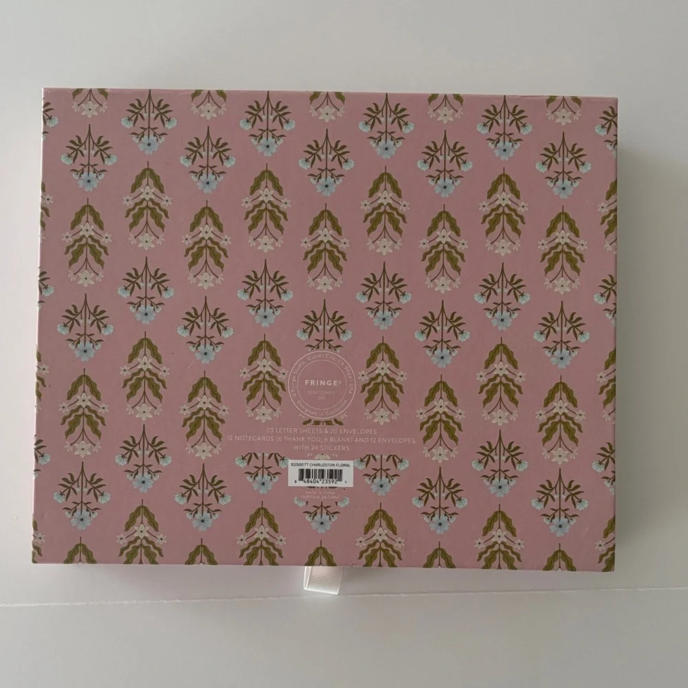 Fringe Charleston Floral Stationery Writing Set